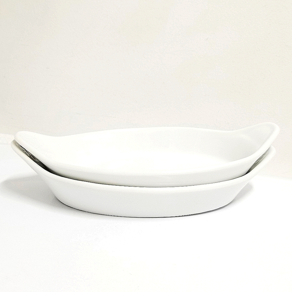 Royal Worcester Gourmet Oven China Oval Au Gratin Dishes Sz 8 Shape 42 - Picture 4 of 14